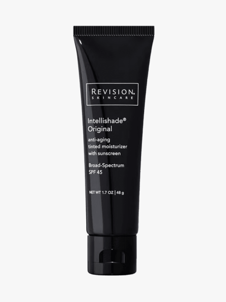 Revision Skincare Intellishade Original SPF 45 in branded tube component on a light gray background